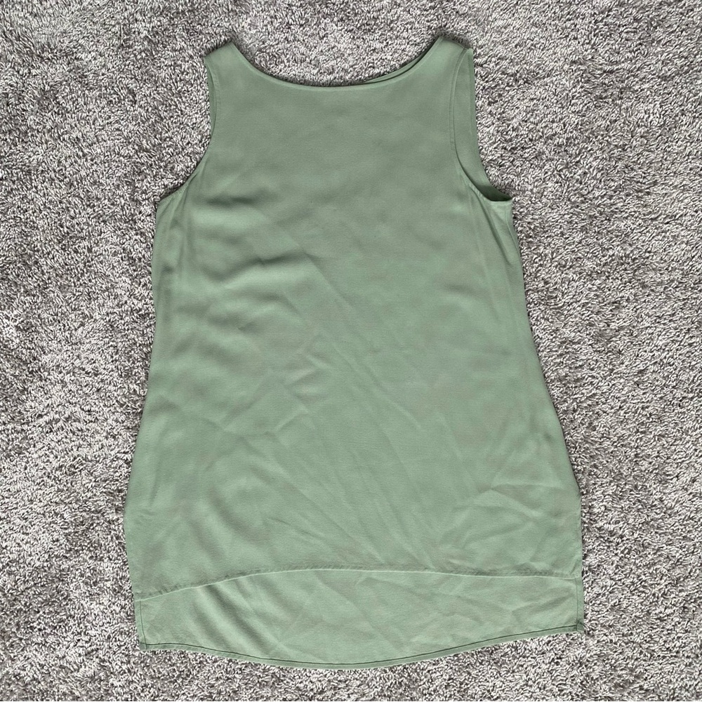 Eileen Fisher Green Lightweight Sleeveless Size XS Mint Green Tank